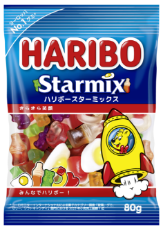 HARIBO グミキャンディ スターミックス 80g